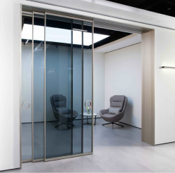 CỬA SLIM 3 CÁNH KHÔNG RAY DƯỚI
