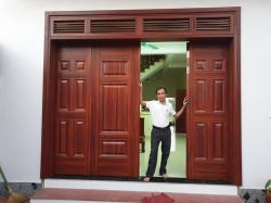 CỬA CHỐNG CHÁY VÂN GỖ 4 CÁNH