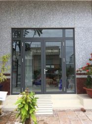 CỬA ĐI MỞ QUAY BAN CÔNG 2 CÁNH VÁCH HAI BÊN