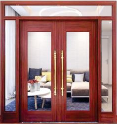 cửa đi thủy lực vân gỗ mở quay TL05