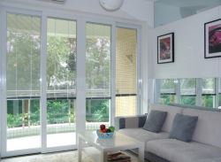 CỬA ĐI NHỰA 4 CÁNH MỞ TRƯỢT