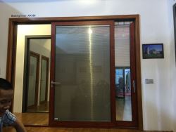 CỬA NHÔM BỌC GỖ