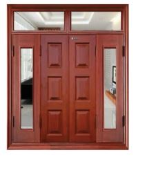 Cửa sổ thép vân gỗ 4.CSH1.K1